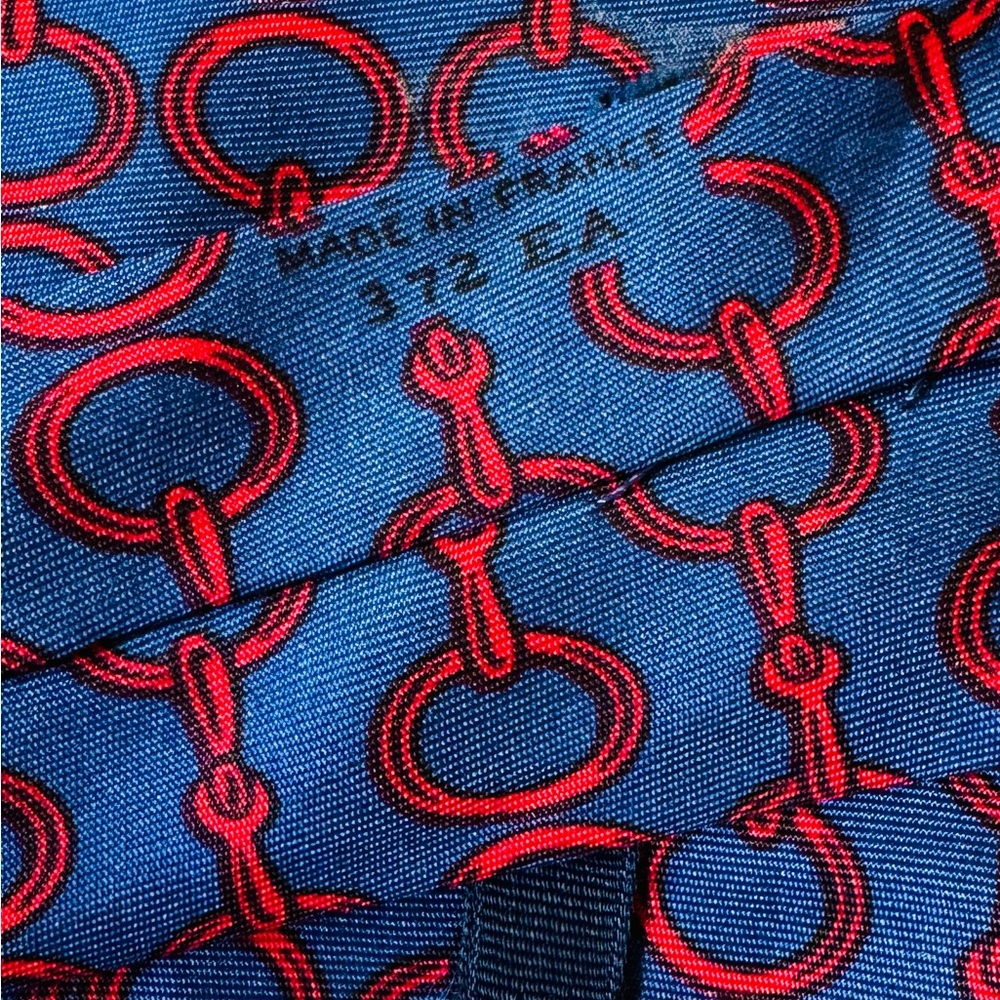 HERMÈS Vintage Silk Tie - Picture 5 of 11